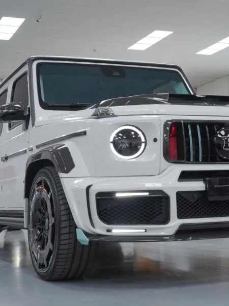 White Brabus Mercedes-AMG G 63 at OFJ Automotive